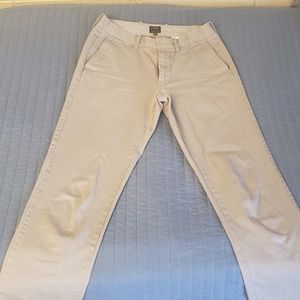 JCrew "sutton" light grey pants